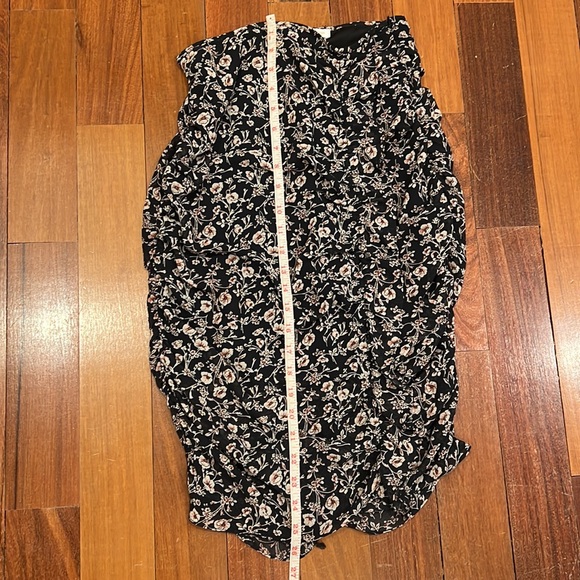 Pookie and Sebastian chiffon shirred skirt - Picture 2 of 5